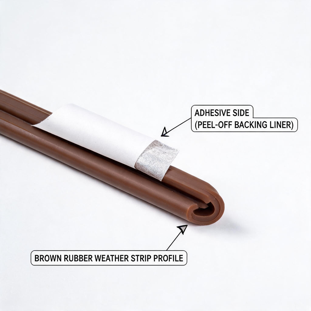 Weather Strip Door Seal - Draft Stopper Soundproofing Gap Filler