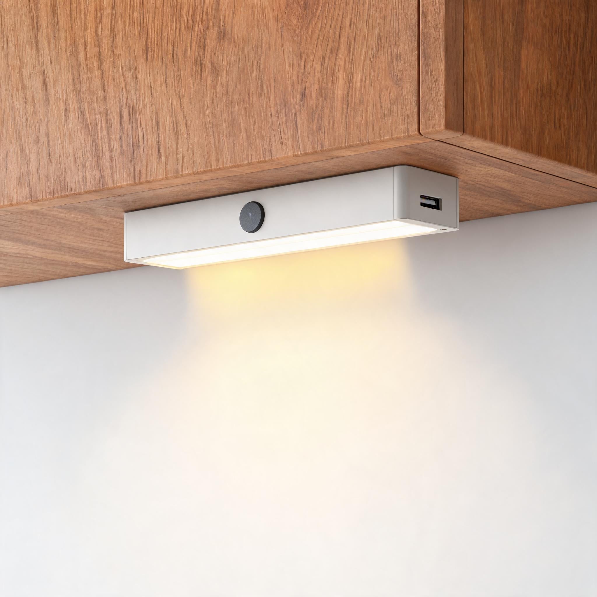 Motion Sensor LED Cabinet Light - USB Rechargeable (2 Pack)