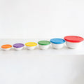 Silicone Food Storage Lids - Reusable Stretch Lids (6 Pack)