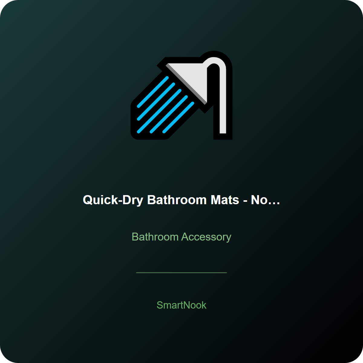 Quick-Dry Bathroom Mats - Non-Slip Microfiber Rug 40x60cm (Grey)