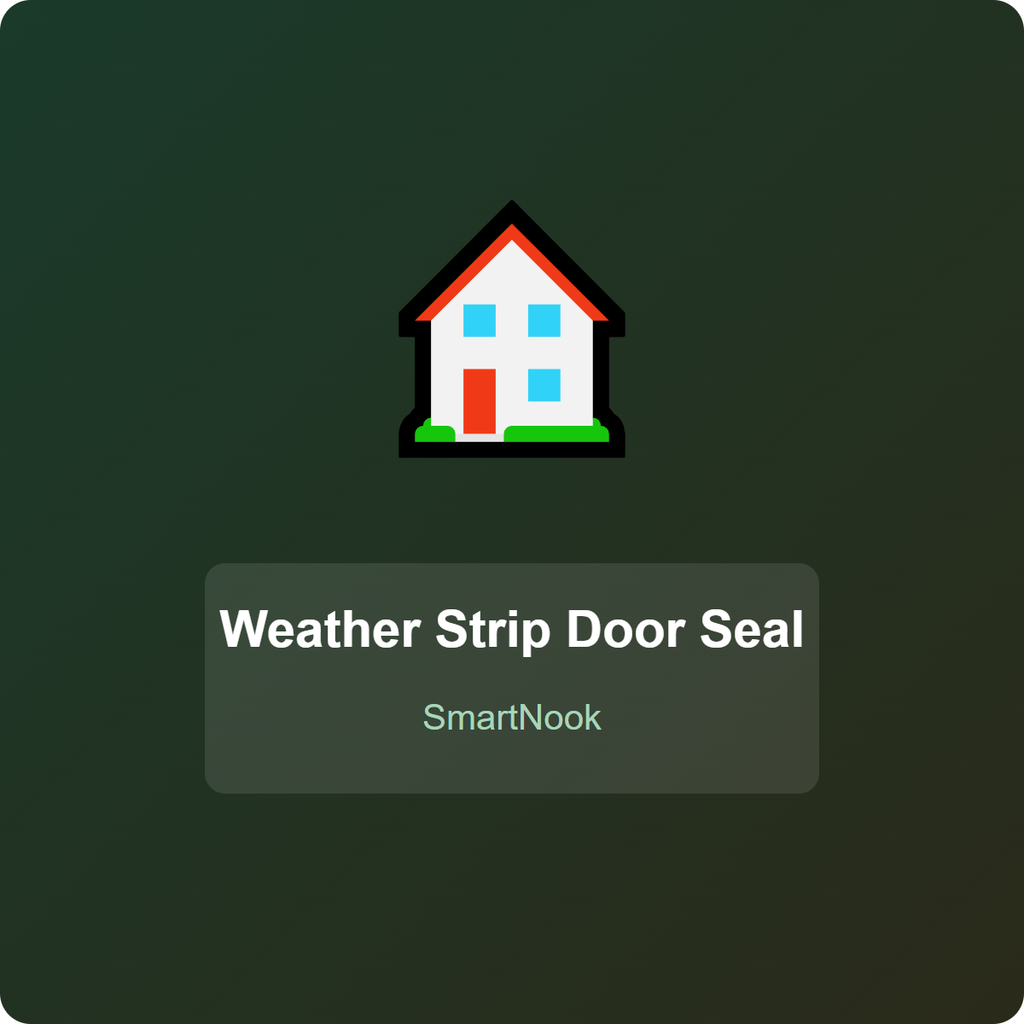Weather Strip Door Seal - Draft Stopper Soundproofing Gap Filler