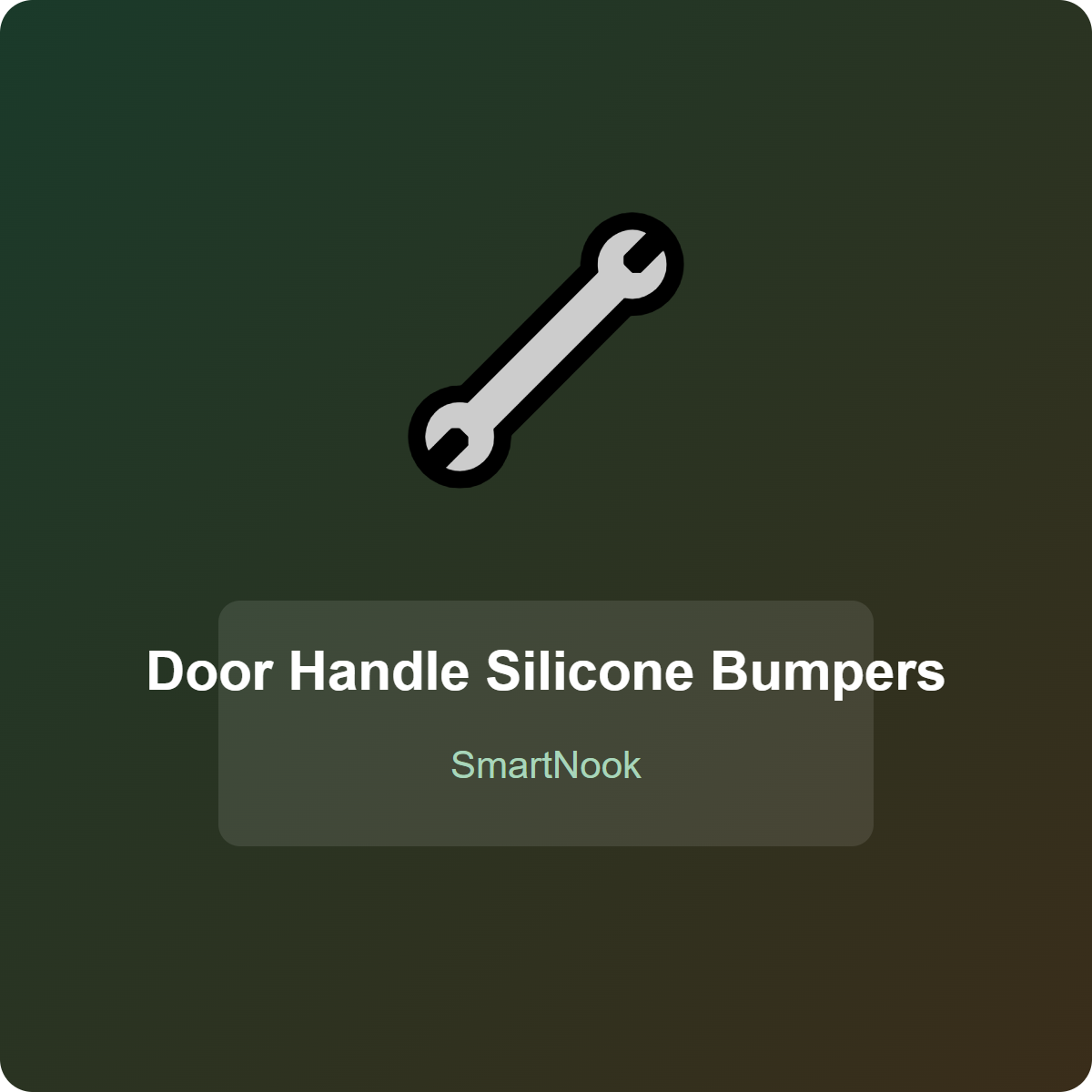 Door Handle Silicone Bumpers - Furniture Protectors (24pcs)