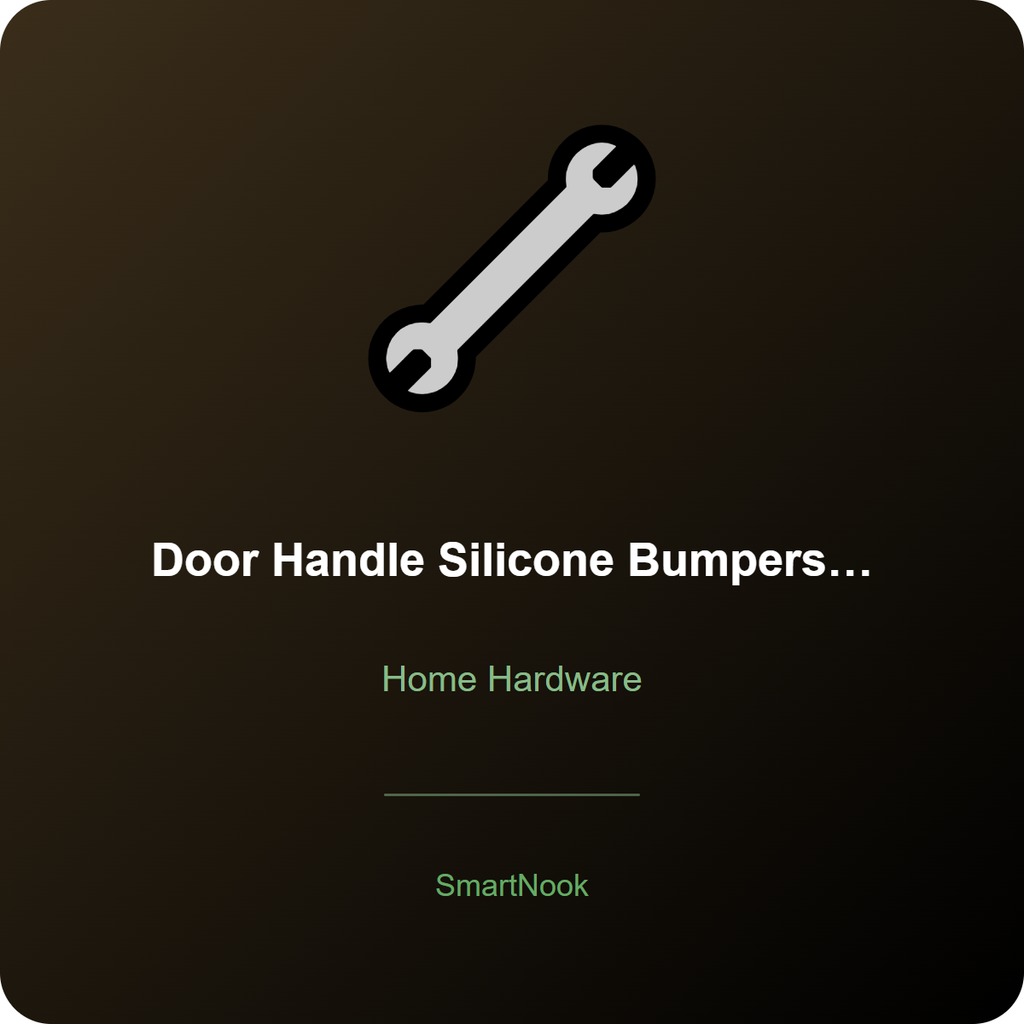 Door Handle Silicone Bumpers - Furniture Protectors (24pcs)