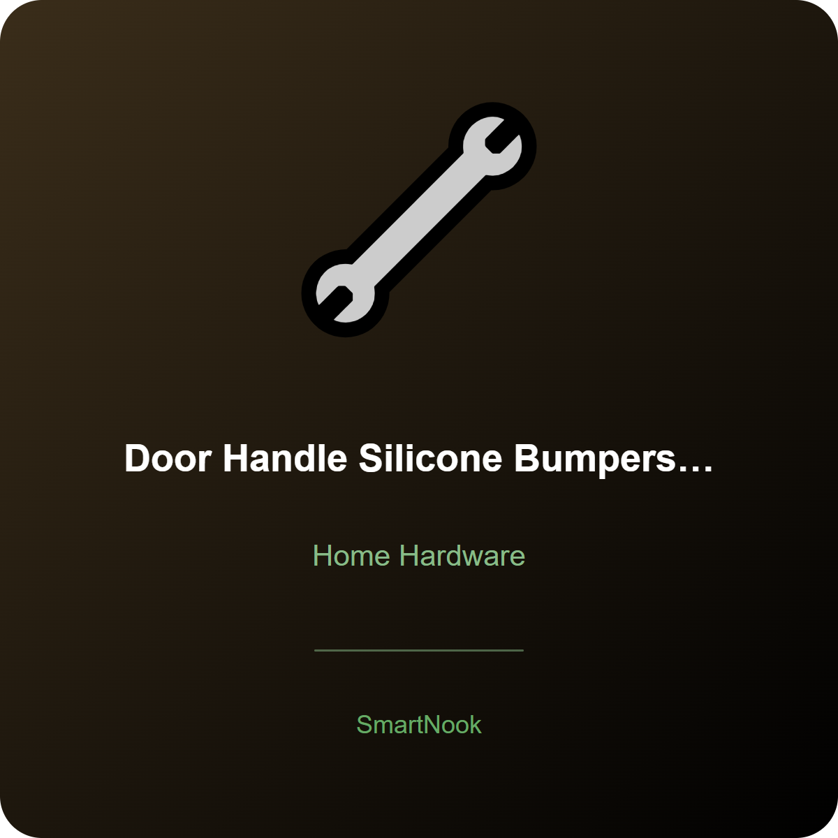 Door Handle Silicone Bumpers - Furniture Protectors (24pcs)