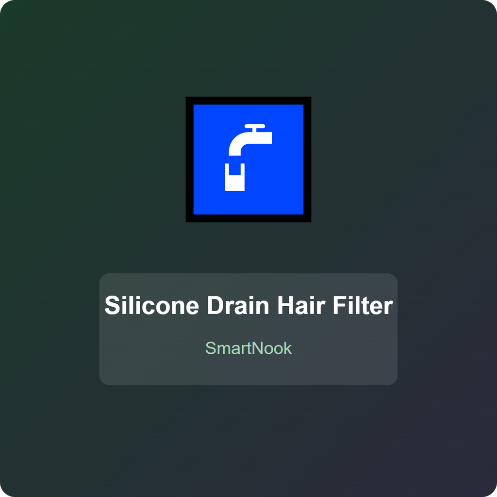 Silicone Drain Hair Filter - Bathtub and Shower Drain Catcher (10pcs)
