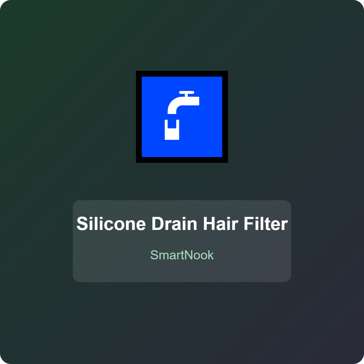 Silicone Drain Hair Filter - Bathtub and Shower Drain Catcher (10pcs)