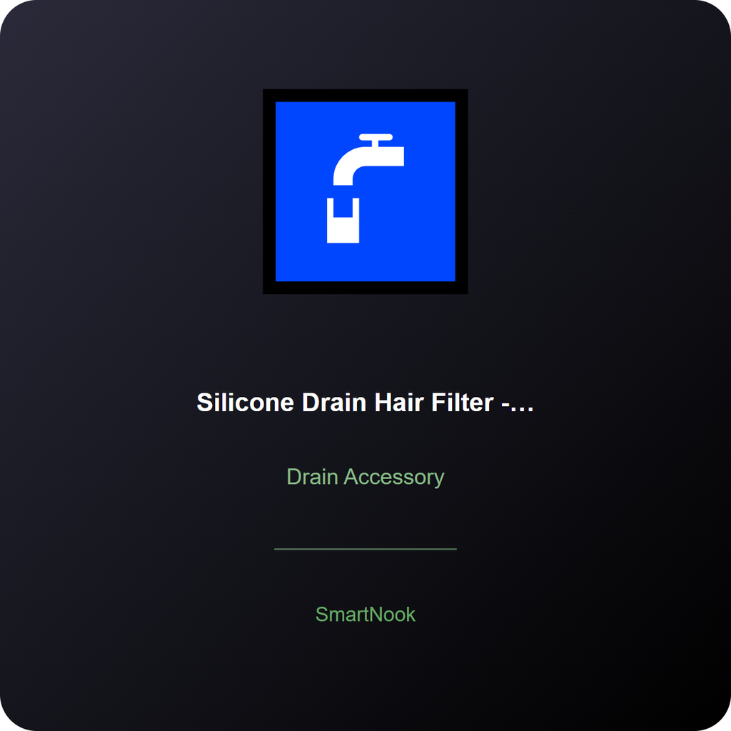 Silicone Drain Hair Filter - Bathtub and Shower Drain Catcher (10pcs)