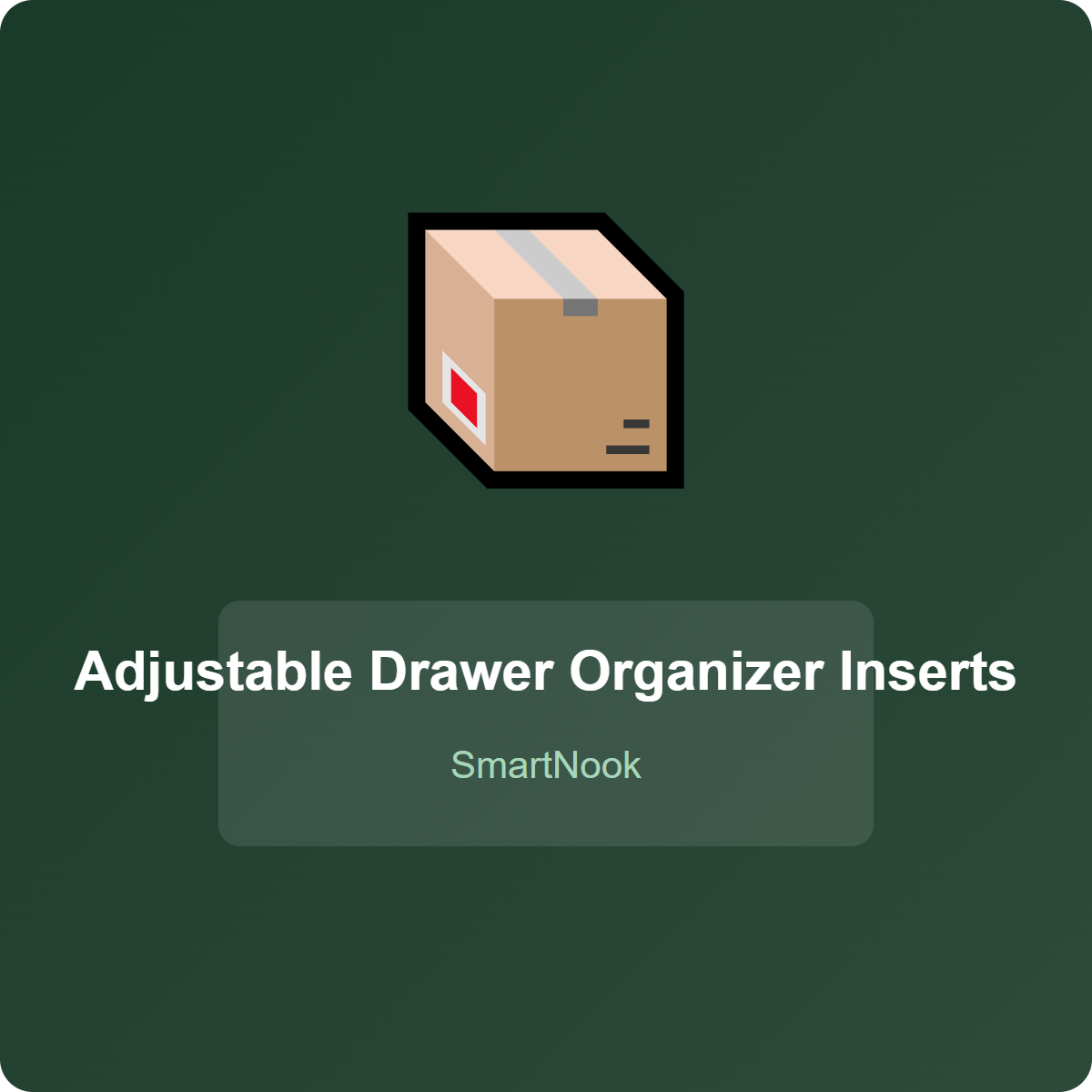 Adjustable Drawer Organizer Inserts - Compartment Dividers (6pcs)