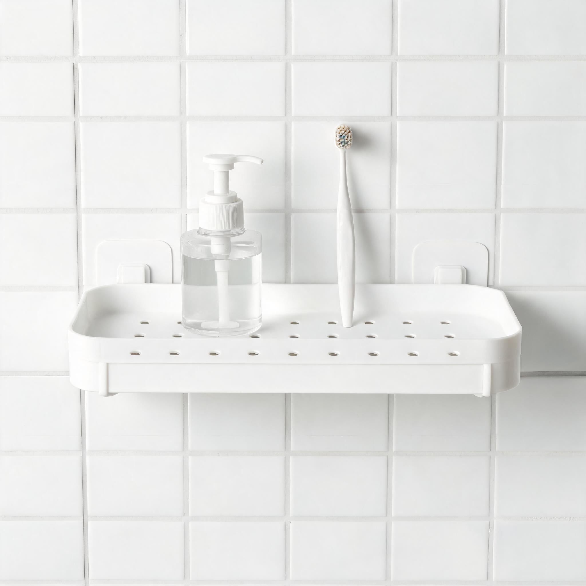 No-Drill Bathroom Basin Shelf - Wall Mounted