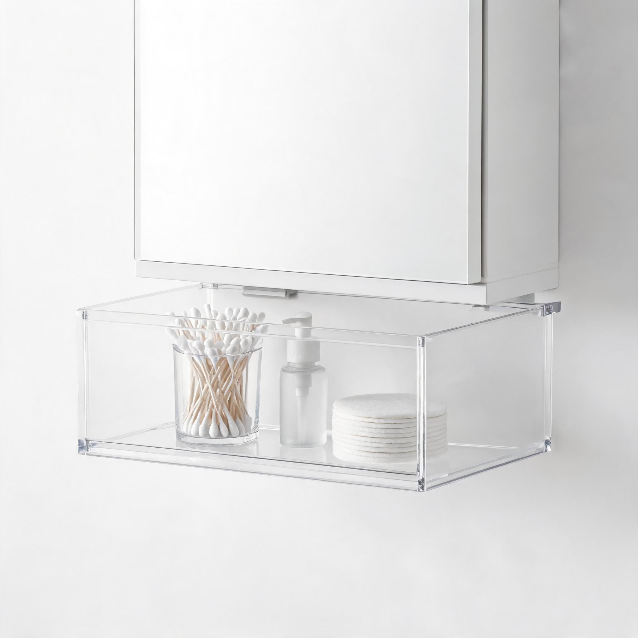 Mirror Cabinet Drawer Storage Box - Bathroom Organizer