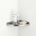 Stainless Steel Triangle Corner Shelf - Wall Mounted