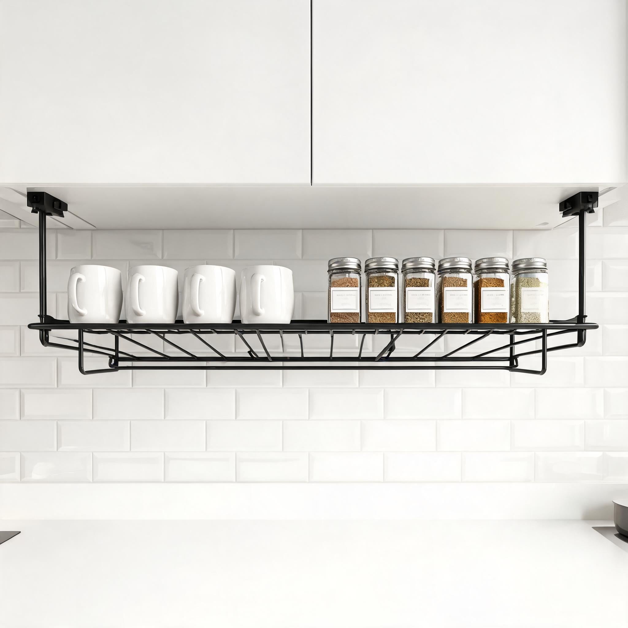 Under Cabinet Shelf Organizer - Adjustable